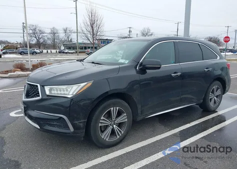 2017 Acura Mdx из США, поврежденный, VIN 5FRYD4H31HB009749